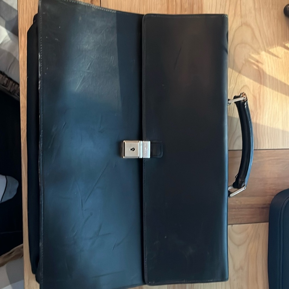 USED TRUSSARDI briefcase